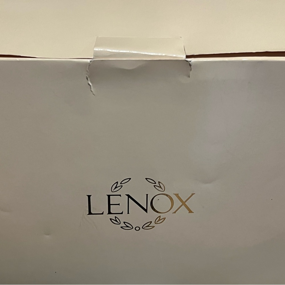 Lenox Snowman 24K trim cookie jar Christmas - Picture 6 of 10